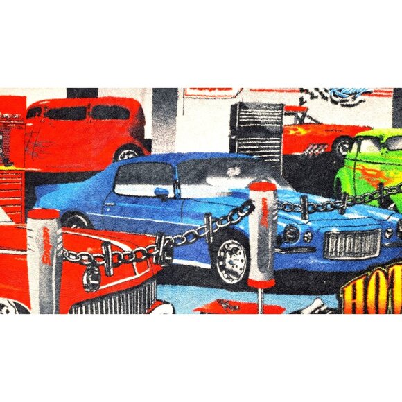 Vintage Snap-On Tools Hot Rods Beach Towel Classic Cars Garage Official Cotton - Picture 5 of 10